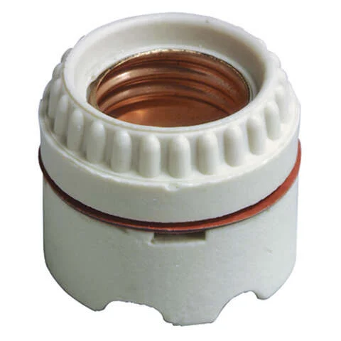 Leviton Porcelain Incandescent Medium Base Keyless Socket 1 pk