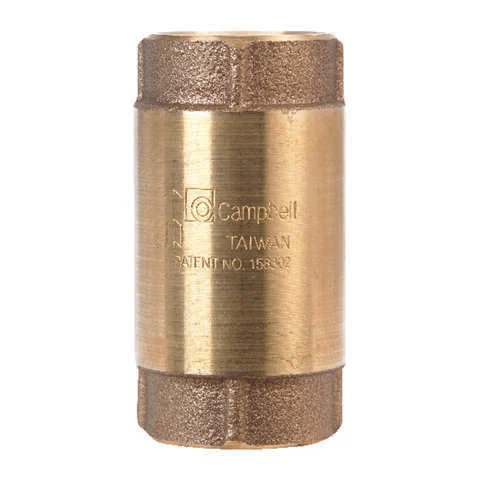Campbell 1 in. D X 1 in. D FNPT x FNPT Red Brass Spring Loaded Check Valve