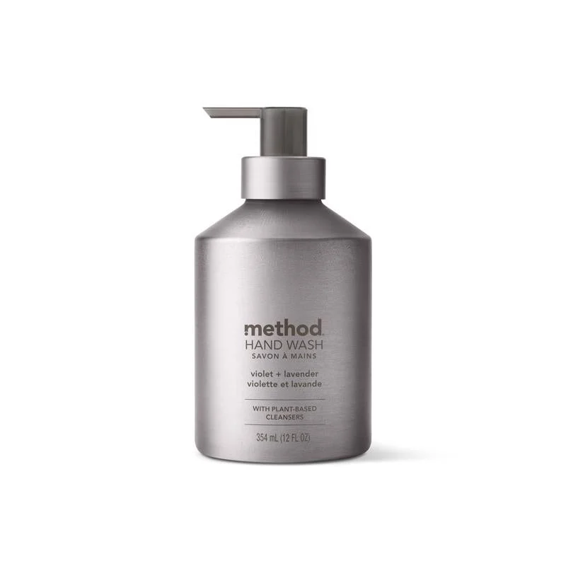 Method Violet & Lavender Scent Gel Hand Wash 12 oz, Pack of 3