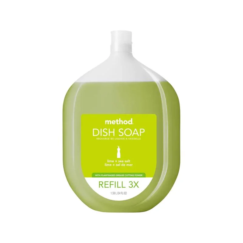 Method Lime/Sea Salt Scent Liquid Dish Soap Refill 54 oz 1 pk, Pack of 4