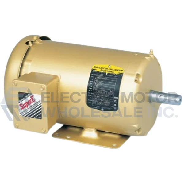 5HP BALDOR 1750RPM 184T TEFC 200VAC 3PH SUPER-E MOTOR EM3615T-8