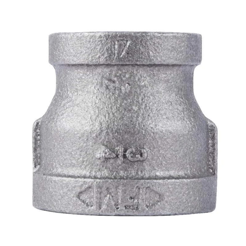 STZ Industries 3/4 in. FIP each X 1/2 in. D FIP Black Malleable Iron Coupling, Pack of 5