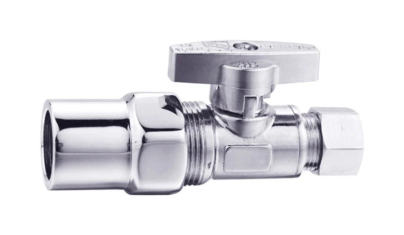 Keeney CPVC Compression Brass Straight Stop Valve