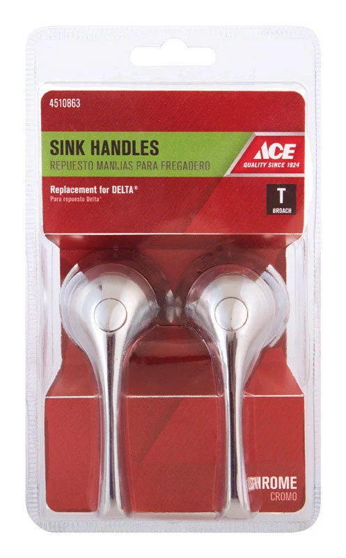 Ace For Delta Chrome Bathroom Faucet Handles
