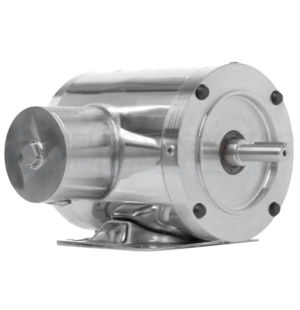 1.5HP Worldwide 3600RPM 56C TENV 3PH IP69K Stainless Wash Down Motor SSPENV1.5-36-56C