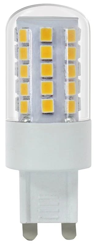 Feit Electric BPG940/830/LED LED Bulb, Specialty, T4 Lamp, 40 W Equivalent, G9 Lamp Base, Dimmable, Clear, Warm White, Pack of 6