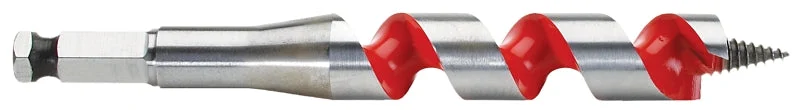 Milwaukee 48-13-0373 Ship Auger Bit, 3/8 in Dia, 6 in OAL, Wide Flute, 5/16 in Dia Shank, Hex Shank