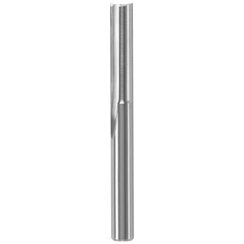 Bosch 86010MC Router Bit, 1 in Dia Cutter, 1 in L Cutting, 2-1/2 in OAL, 1/4 in Dia Shank, 2-Cutter, Carbide