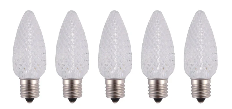 Hometown Holidays 24991 Bulb, Intermediate Lamp Base, LED Lamp, Crystal Cool White Light
