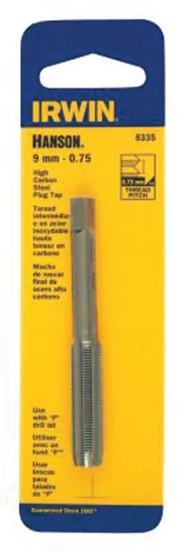 Irwin Hanson 8342 Thread Tap, M12-1.25 Thread, Plug Tap Thread, 4-Flute, HCS