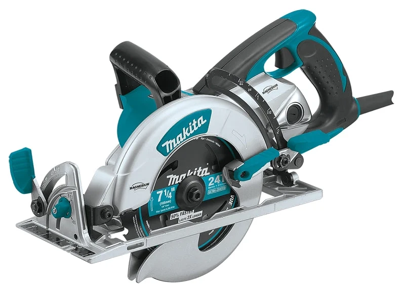 Makita 5377MG Hypoid Saw, 15 A, 7-1/4 in Dia Blade, 5/8 in Arbor, 2-3/8 in D Cutting, 51.5 deg Bevel