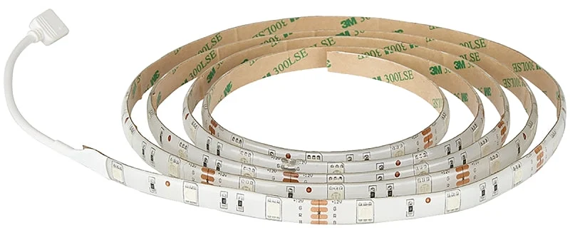 AmerTac LTAPE2MRGB-T Color Changing Tape Light, 120 V, 30 -Lamp, LED Lamp, 270 Lumens, 3000 K Color Temp