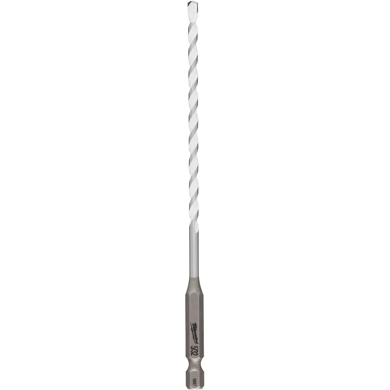 Milwaukee SHOCKWAVE 48-20-8882 Drill Bit, 5/32 in Dia, 6 in OAL, Multi-Material, Twist Flute, 1/4 in Dia Shank, Pack of 3