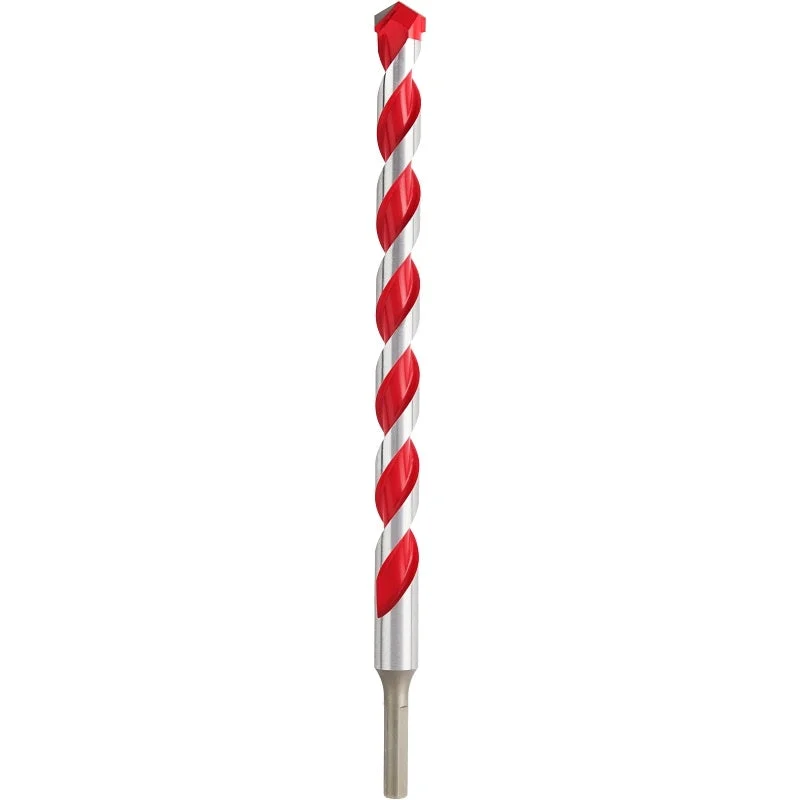 Milwaukee 48-20-9046 Drill Bit with Power Tip, 3/4 in Dia, 12 in OAL, Wide Flute, 3/8 in Dia Shank, 3-Flat Shank