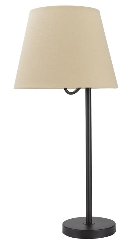Boston Harbor GS-T122421-T1-VB Table Lamp, 120 V, 60 W, 1-Lamp, CFL Lamp, Bronze Fixture
