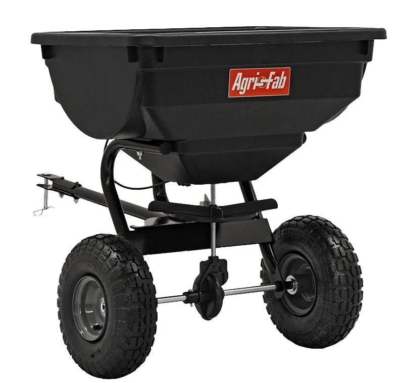 Agri-Fab 45-0530 Tow Behind Broadcast Spreader, 14,000 sq-ft Coverage Area, 120 in W Spread, 80 lb Hopper