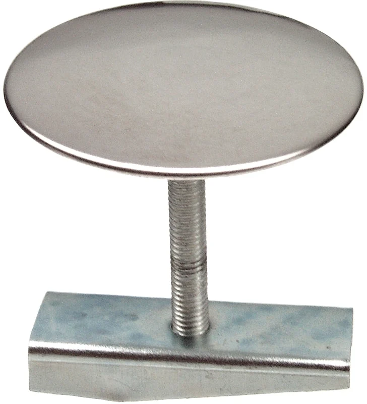 Danco 80830 Sink Hole Cover, 1-3/4 in Dia, Plastic/Stainless Steel, Pack of 6