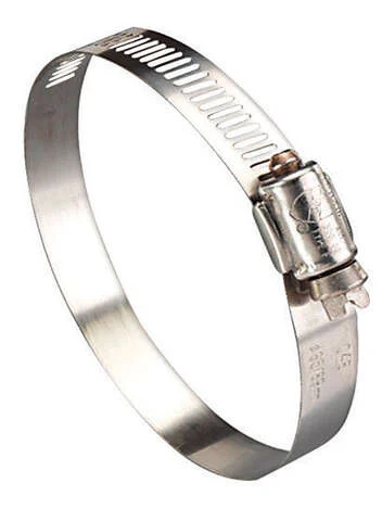 Ideal Tridon Hy Gear 9/16 in to 1-1/4 in. SAE 12 Silver Hose Clamp Stainless Steel Band, Pack of 10