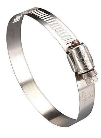 Ideal Tridon Hy Gear 3/4 in. 1-3/4 in. SAE 20 Silver Hose Clamp Stainless Steel Band, Pack of 10
