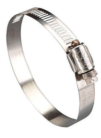 Ideal Tridon 5/16 in. 7/8 in. SAE 6 Silver Hose Clamp Stainless Steel Marine, Pack of 10