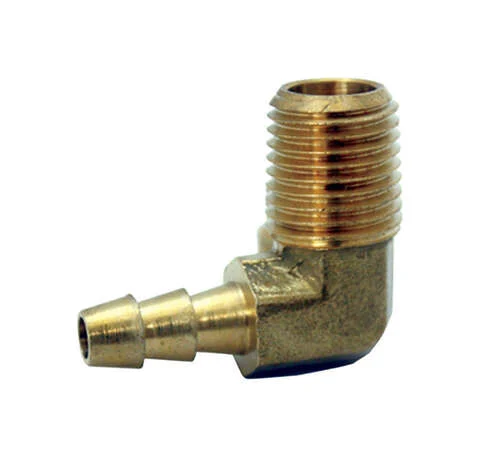 JMF Company Brass 3/8 in. D X 5/8 in. D Hose Barb Elbow 1 pk, Pack of 5