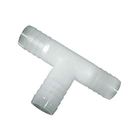 Green Leaf 1/2 in. Barb each X 1/2 in. D Barb Nylon Tee 1 pk, Pack of 5