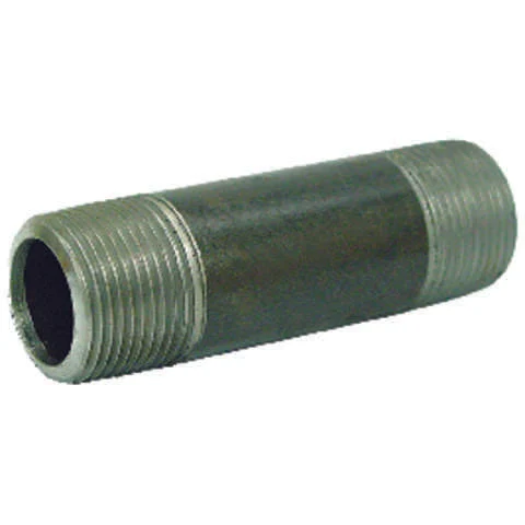 Anvil Beck 3/8 in. MPT Black Steel 12 in. L Nipple