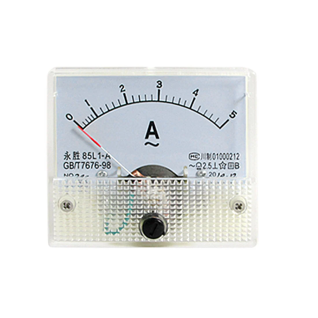 85L1-A Class 2.5 Accuracy AC 0-5A Analog Panel Ammeter