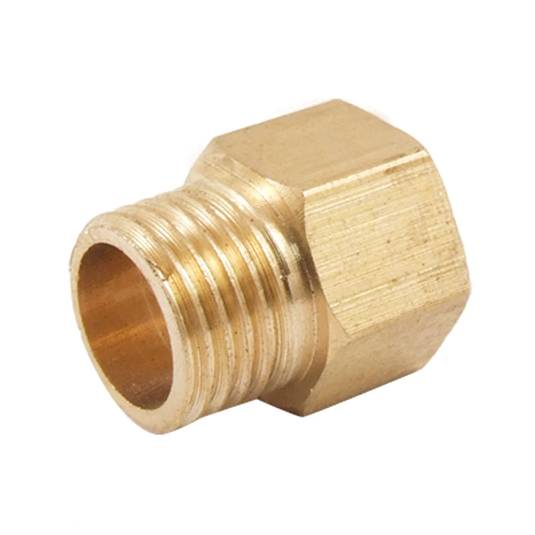 Pipe Reducer 13 x 12mm Brass Straight Hex Bushing Connector