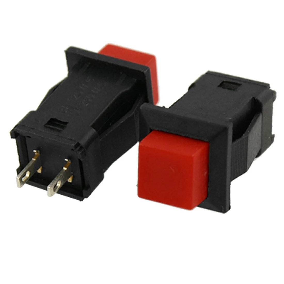 20 x Red Cap Square Momentary N/O OFF-(ON) Car Boat 3V/6V/9V/12V Push Switch