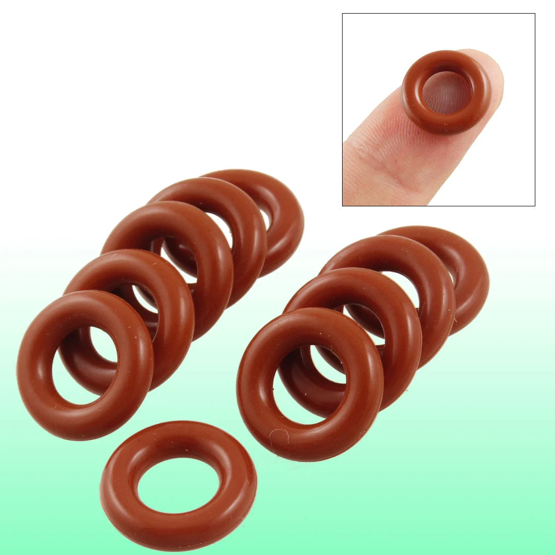10 Pcs Silicone O Ring Seal Sealing 7mm x 13mm x 3mm
