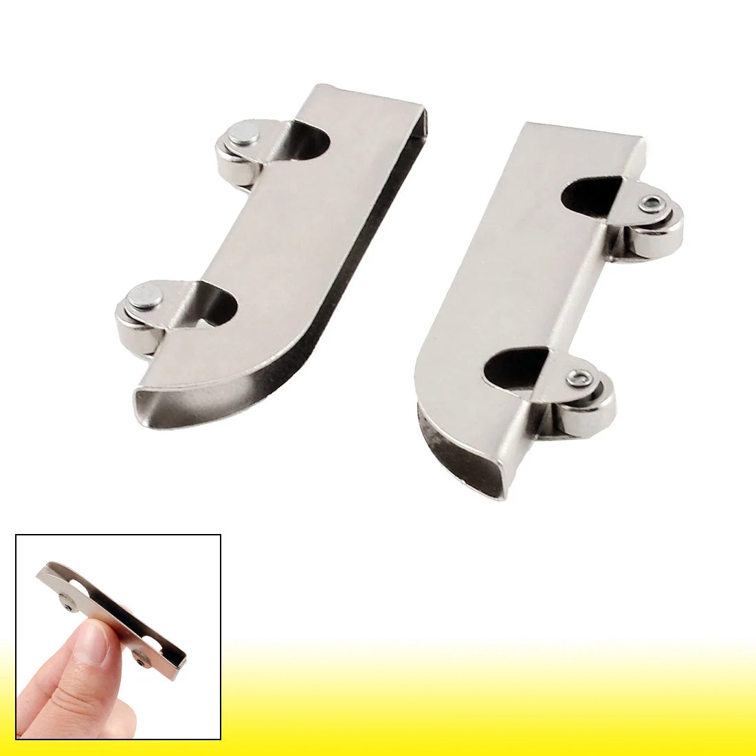 2 Pcs Metal Window Pulley Door Sliding Two Rollers Wheel 6mm