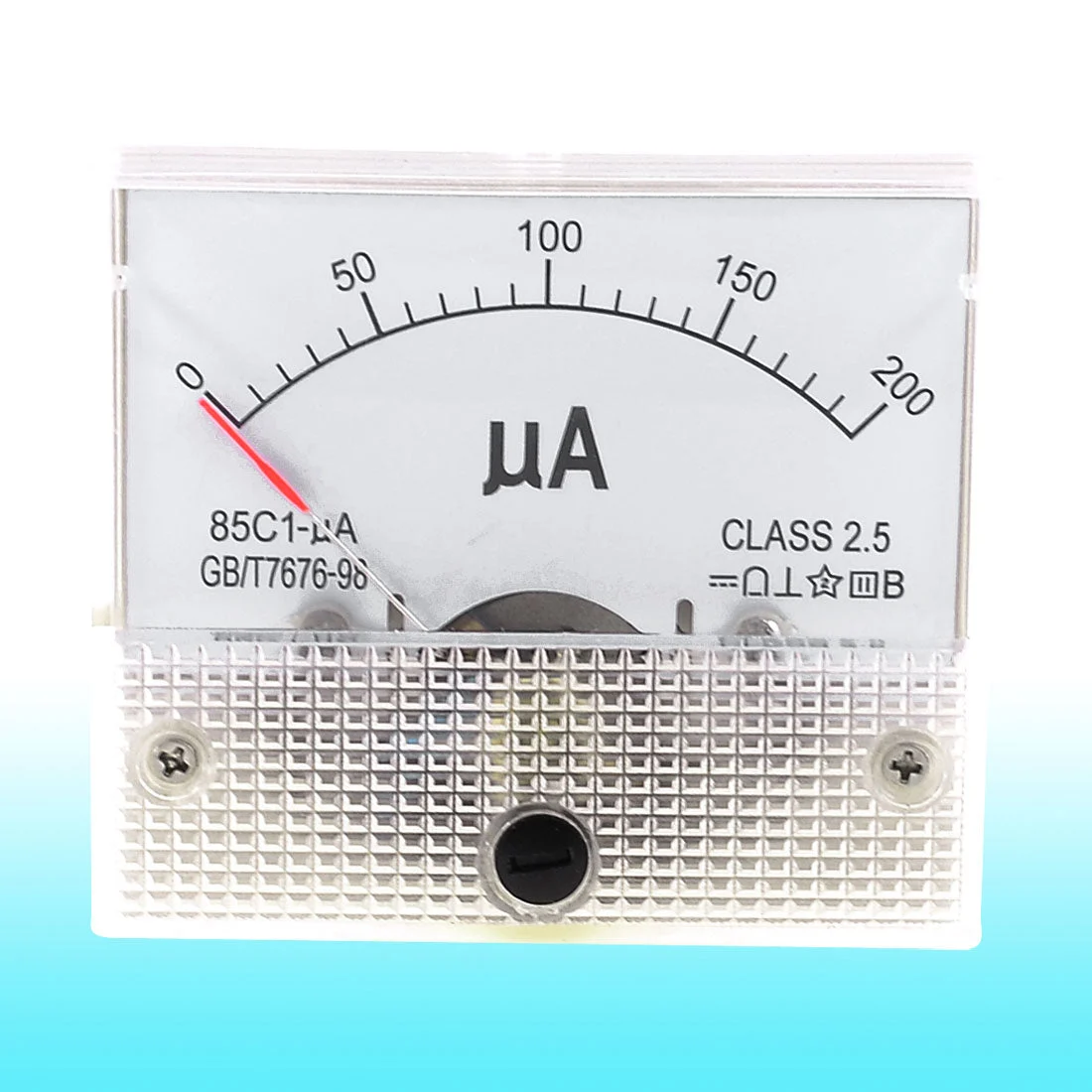 85C1-uA Panel DC 0-200uA Current Measuring Tool Analogue Meter with Pulse