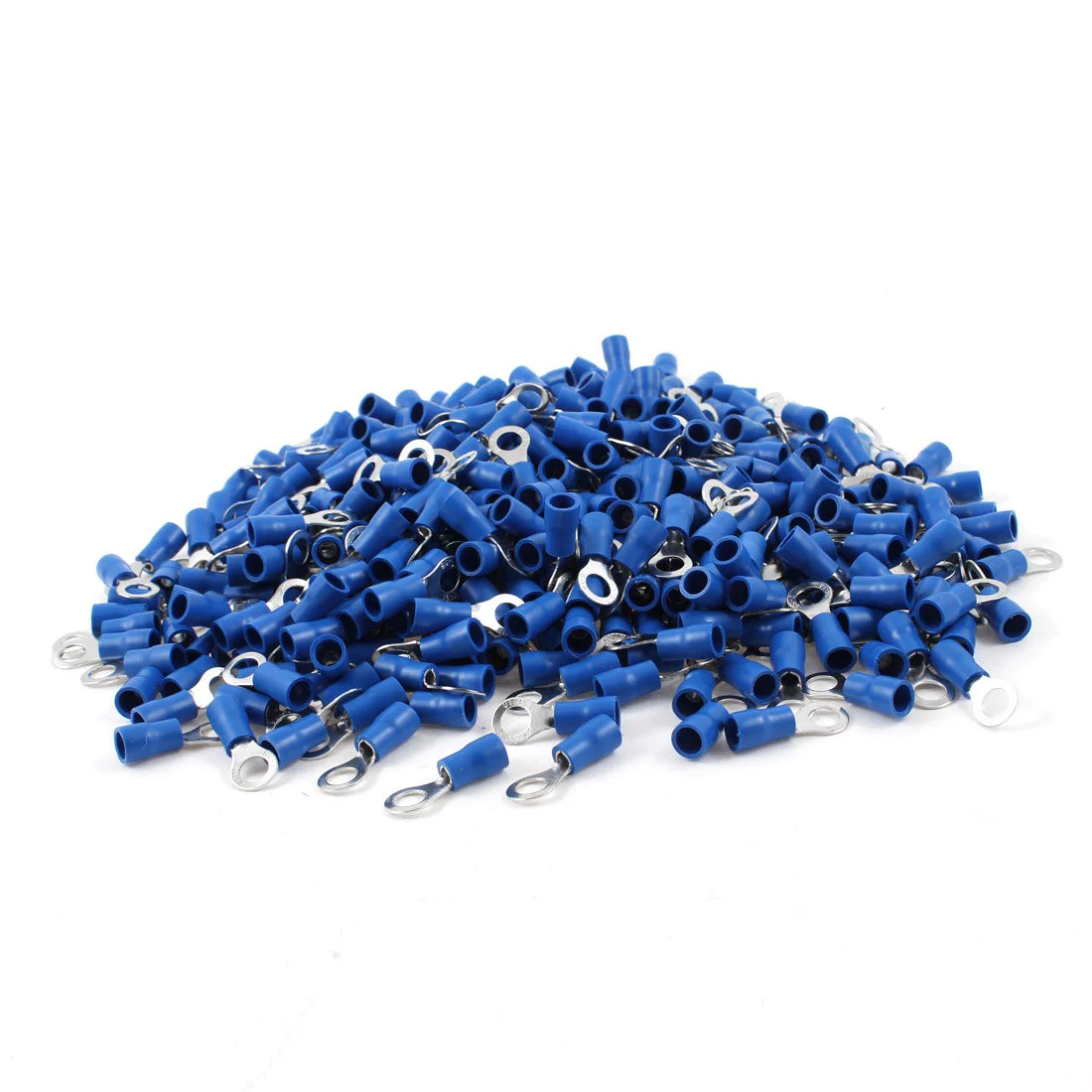 1000Pc PVC Insulated Ring Terminal Cable Lug RVS2-5 for AWG 16-14 Wire #10 Stud