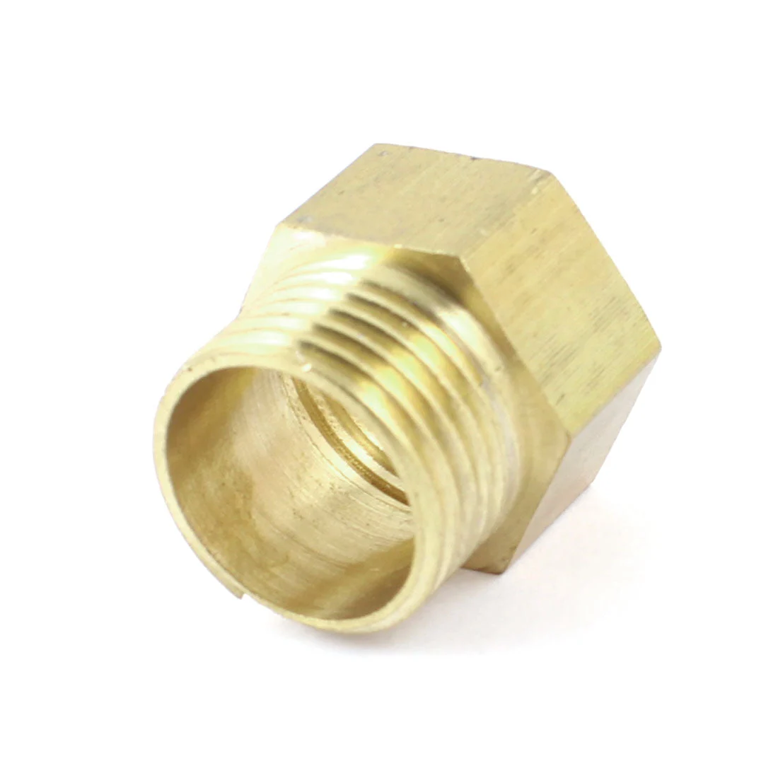 Hydraulic 1/2" NPT Female to 1/2" PT Male Brass Hex Head Busing Connector