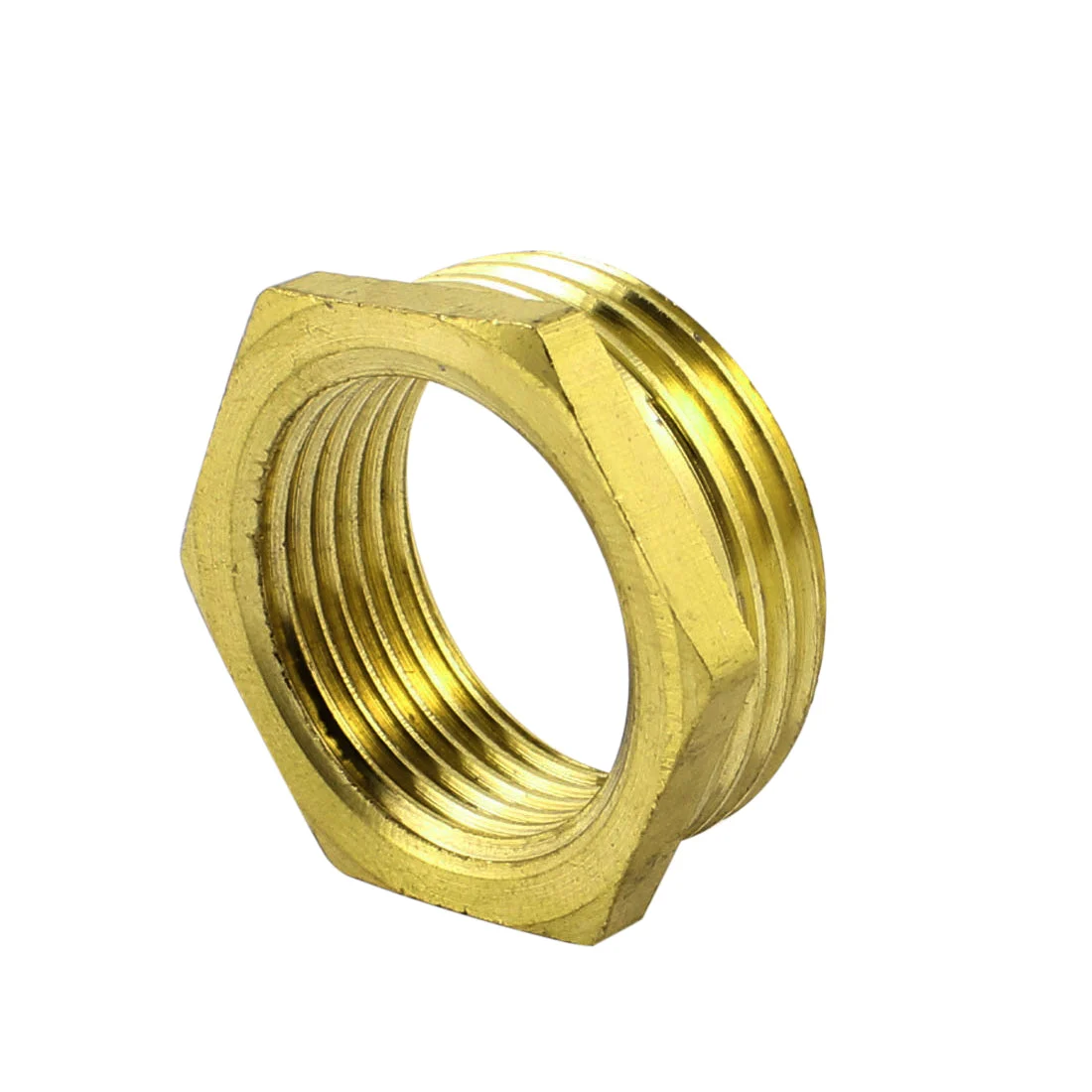 3/4" PT Female to 1" PT Male Hex Thread Bushing Piping Connector