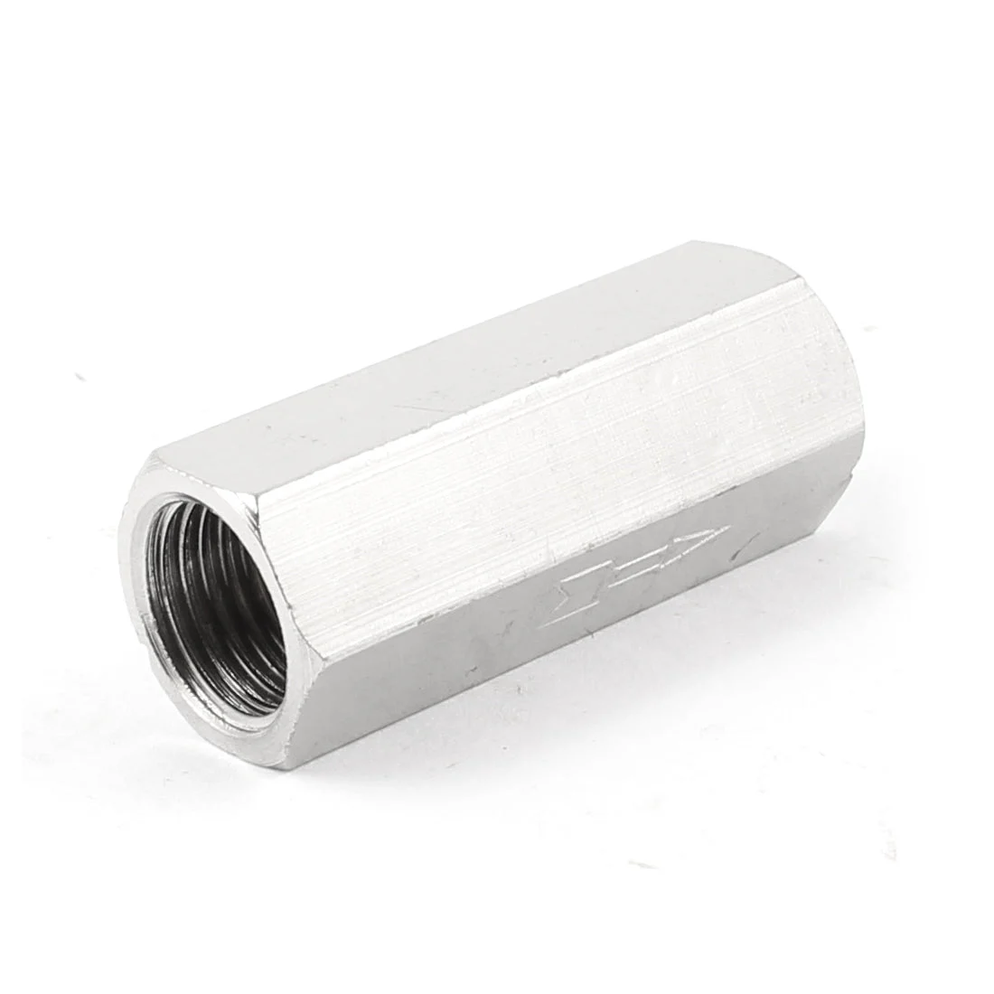 Uxcell 1/4" PT Female Thread Dia Full Port One Way Air Check Valve Silver Tone