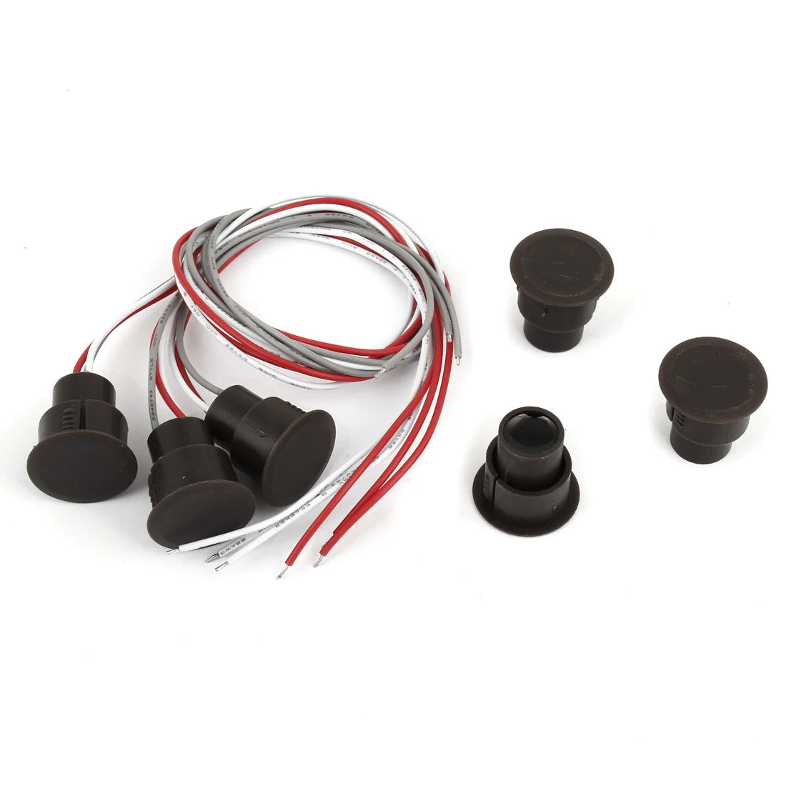 3Pcs NO/NC Door Window Contact Magnetic Reed Switch Alarm Security 15-20mm