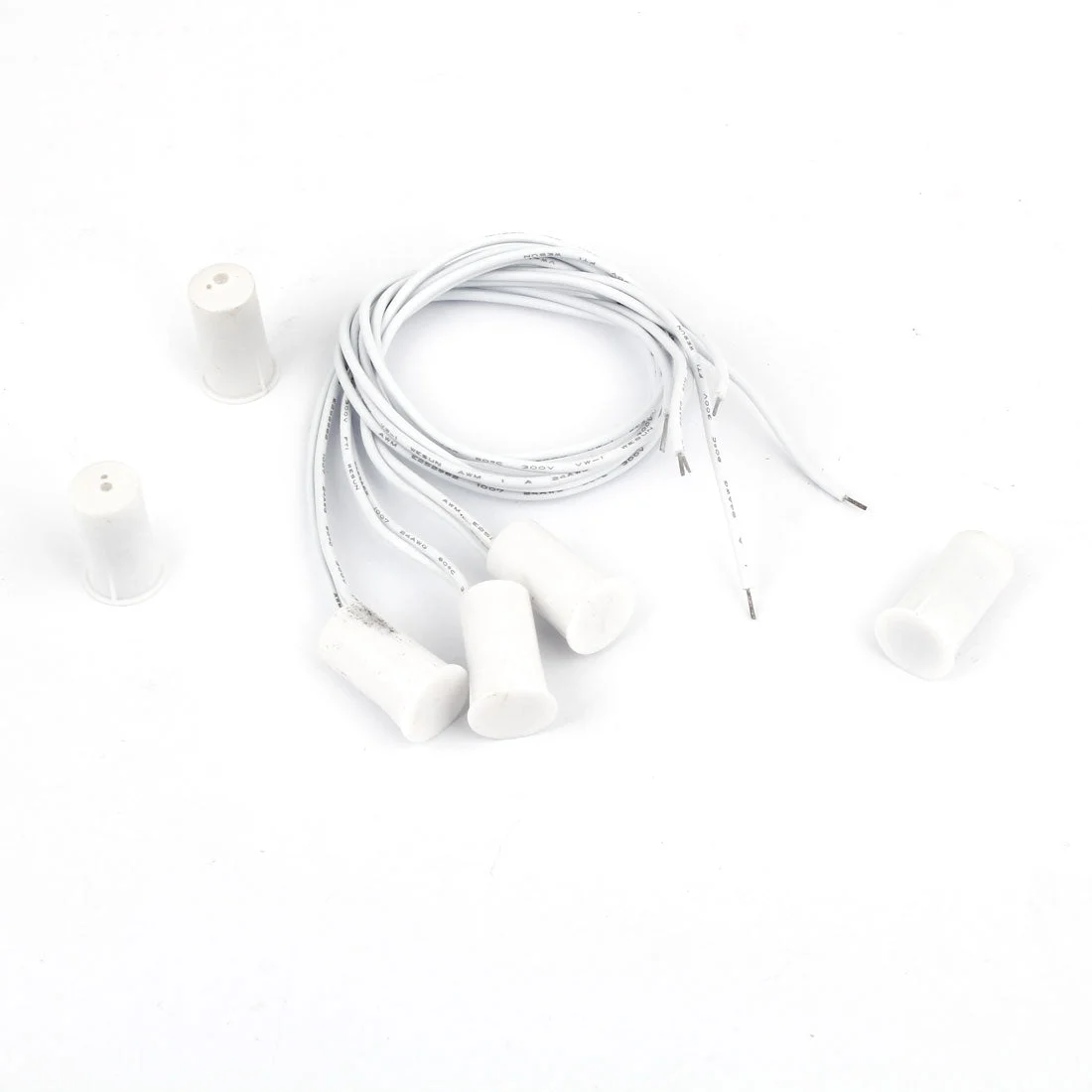 NC Wired Door Window Contact Magnetic Switch Home Alarm System 10-15mm 3pcs