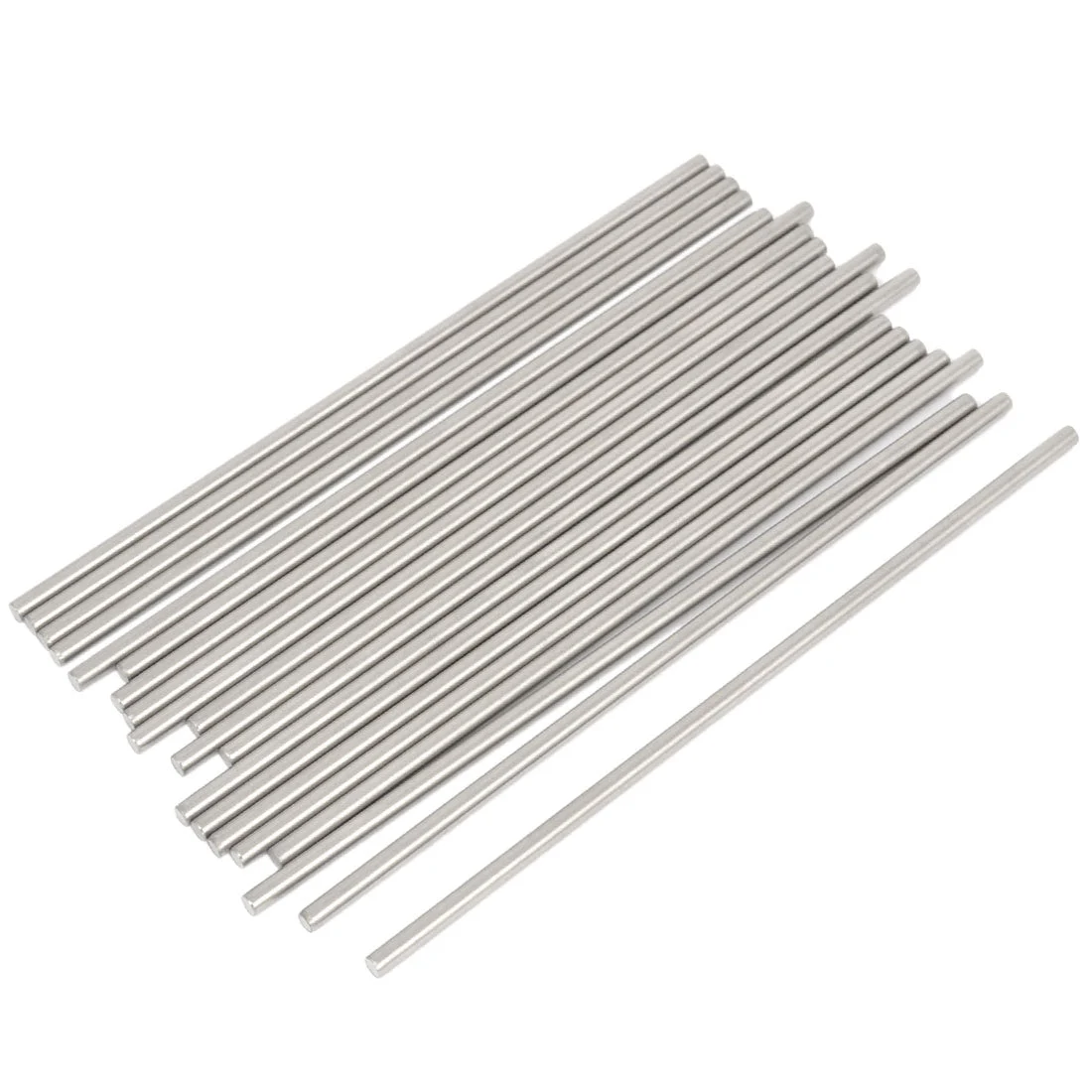 20 Pcs RC Airplane Model Part Stainless Steel Round Rods Axles Bars 3mm x 110mm