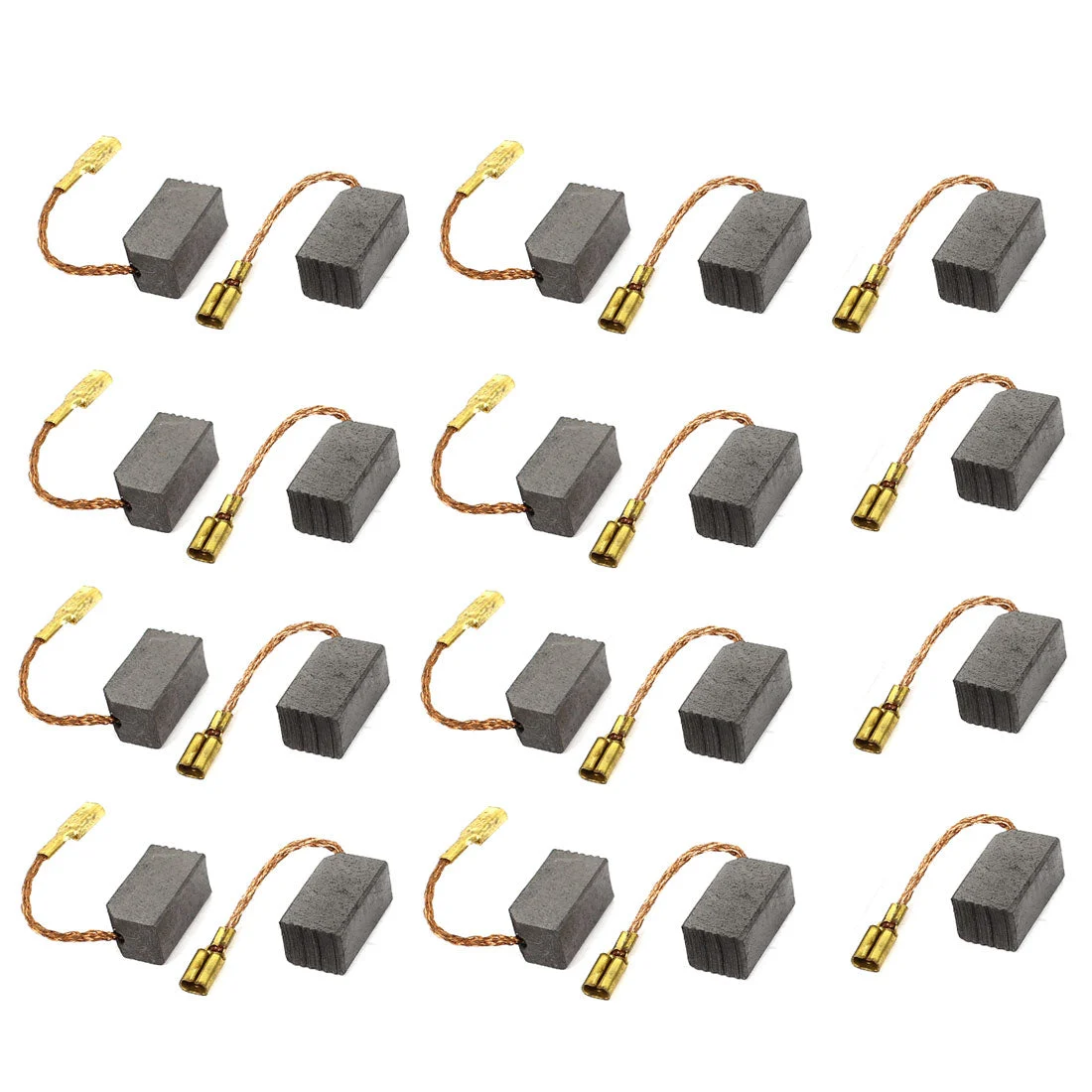 20 Pcs Electric Tool Spare Drill Part 13mm x 8mm x 6mm Motor Carbon Brush 6288 for Dewalt Angle Grinder