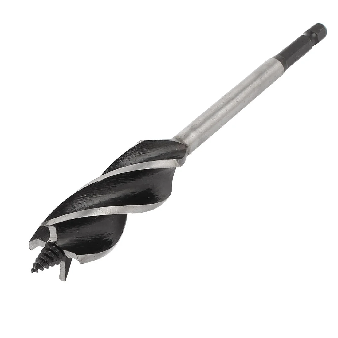 Uxcell 1/4" Shank 20mm Dia Woodworking Wood Quad Fluted Auger Drill Bit
