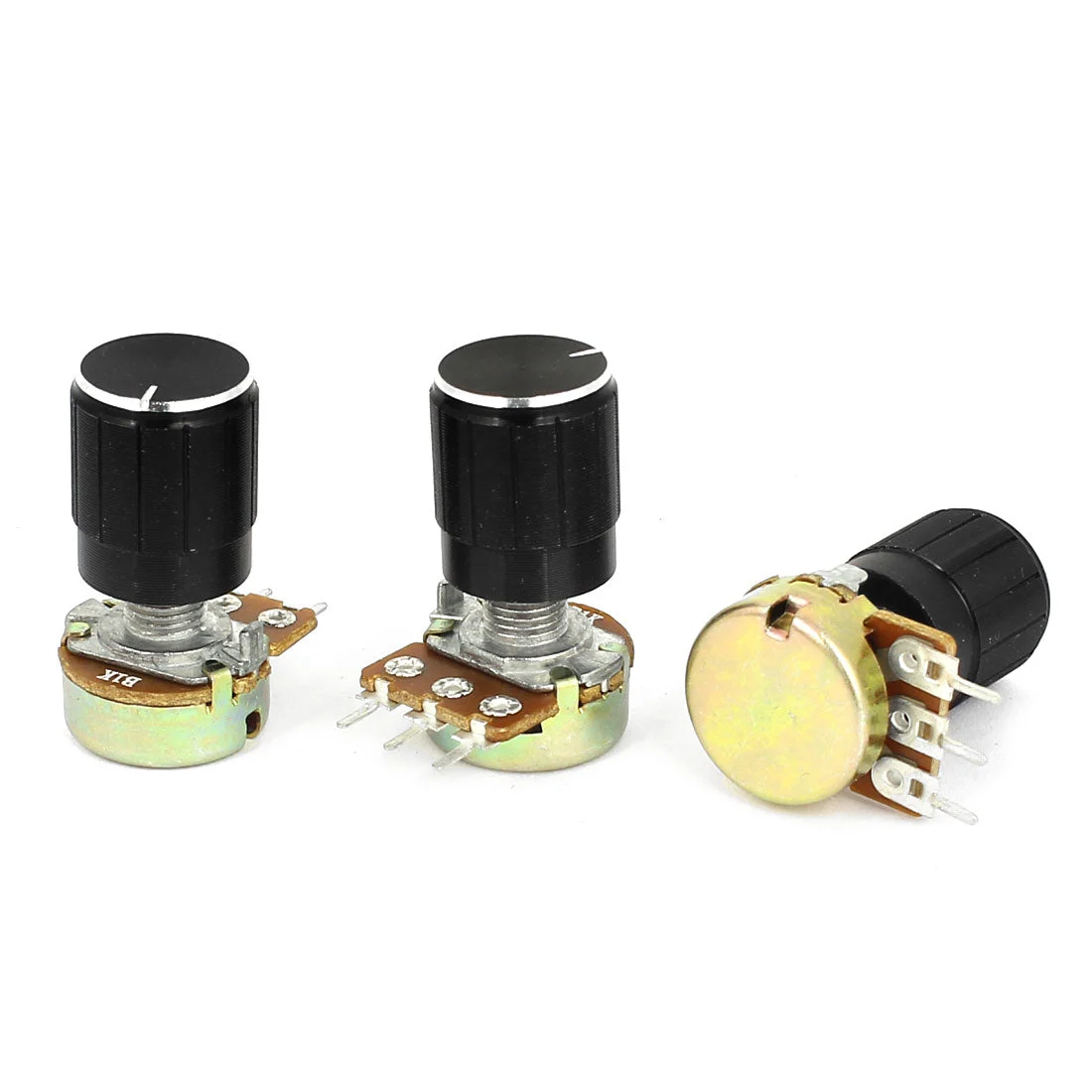 3 Pcs 1K OHM Linear Taper Rotary Potentiometer 1KB B1K Pot