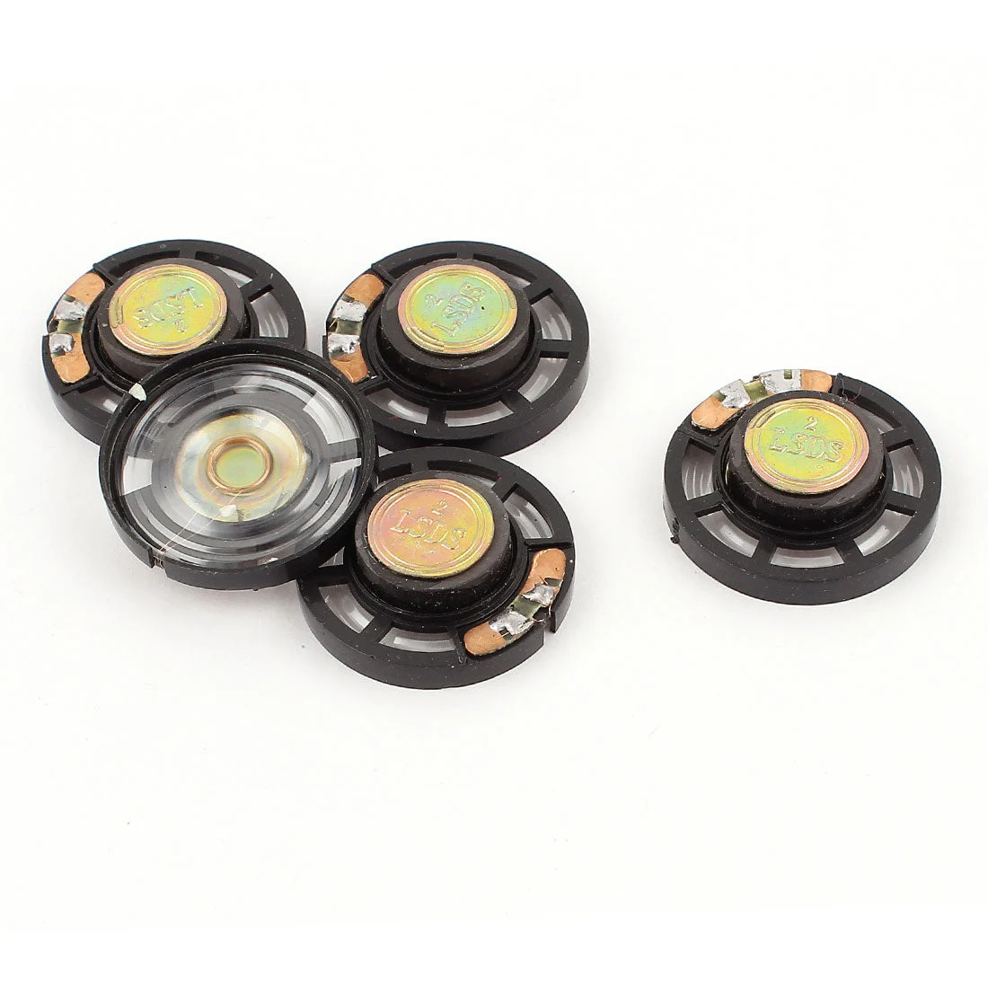 5Pcs 0.25W 8 Ohm Internal Magnet Mini Music Loudspeaker Speaker 29mm Dia
