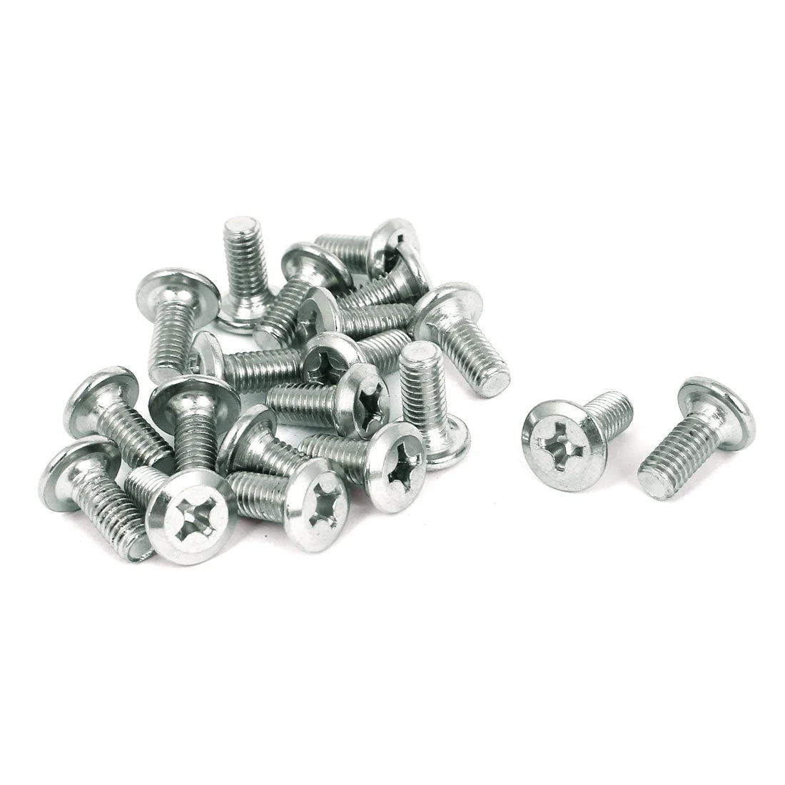 20 Pcs M6x15mm Countersunk Flat Head Phillips Bolts Machine Screw Fasteners