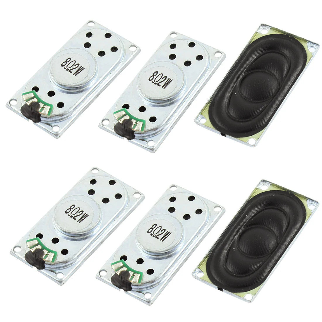 6 Pcs Notebook Audio Magnetic Speaker Amplifier Loudspeaker 2W 8 Ohm