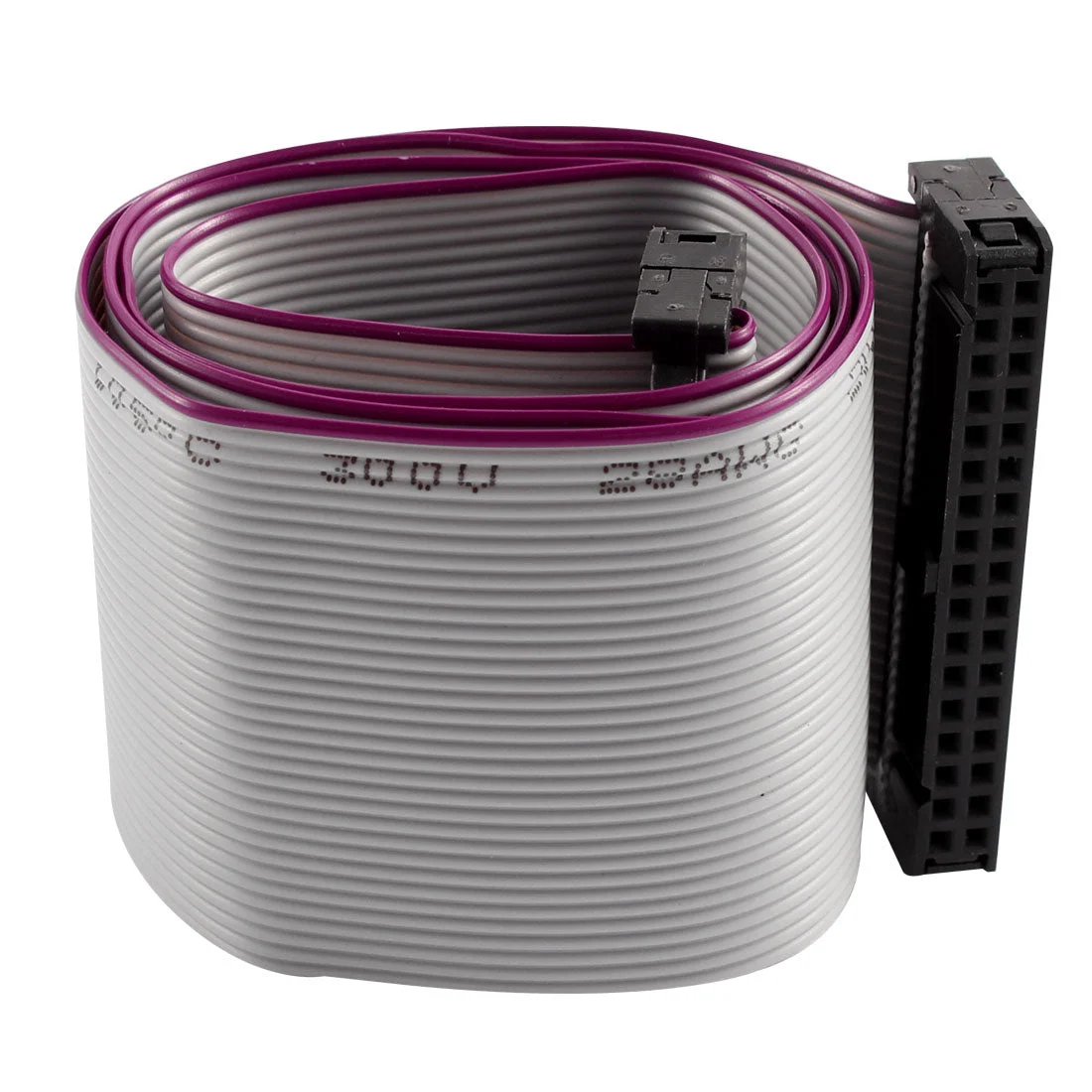 FC34P IDC 34Pin F/F Hard Drive Data Extension Wire Flat Ribbon Cable Connector 50cm Long for Motherboard