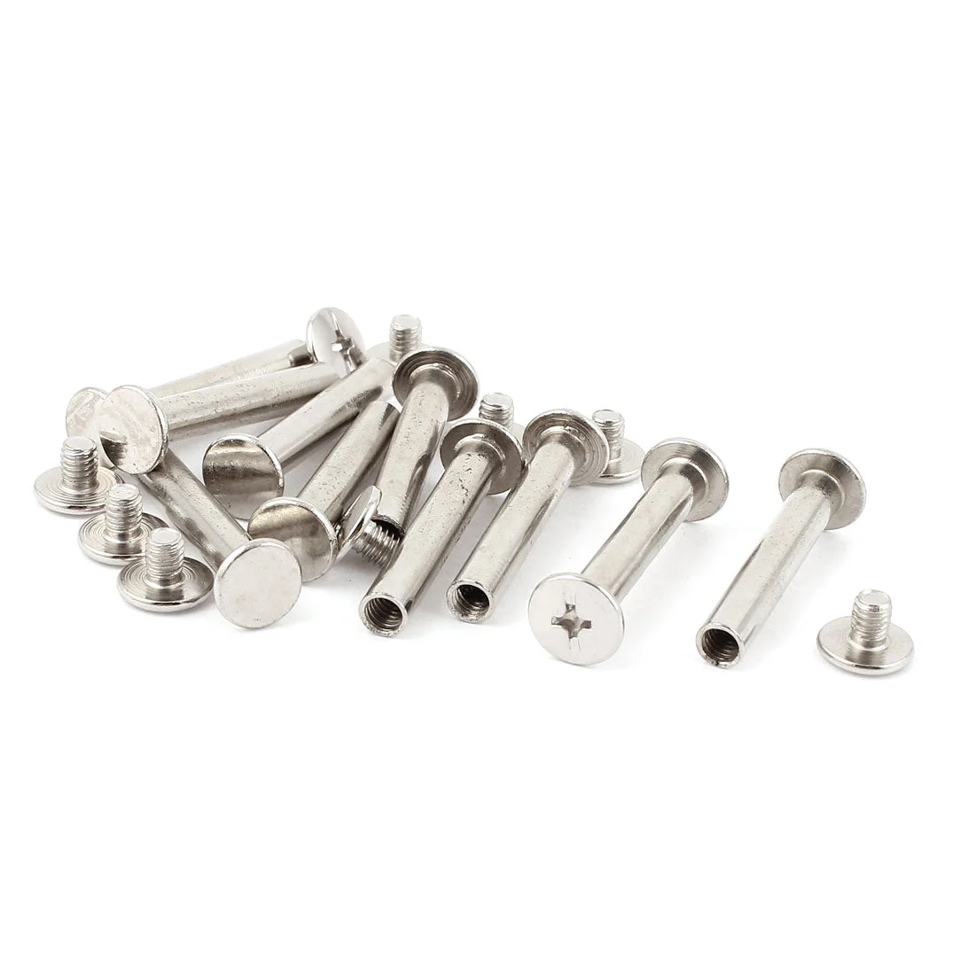 10pcs 5mmx30mm Nickel Plated Binding Chicago Screw Post for Album Scrapbook