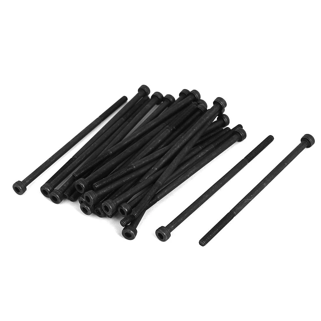 25pcs M3 x 70mm 12.9 Alloy Steel Hex Bolt Socket Head Cap Machine Screws Black