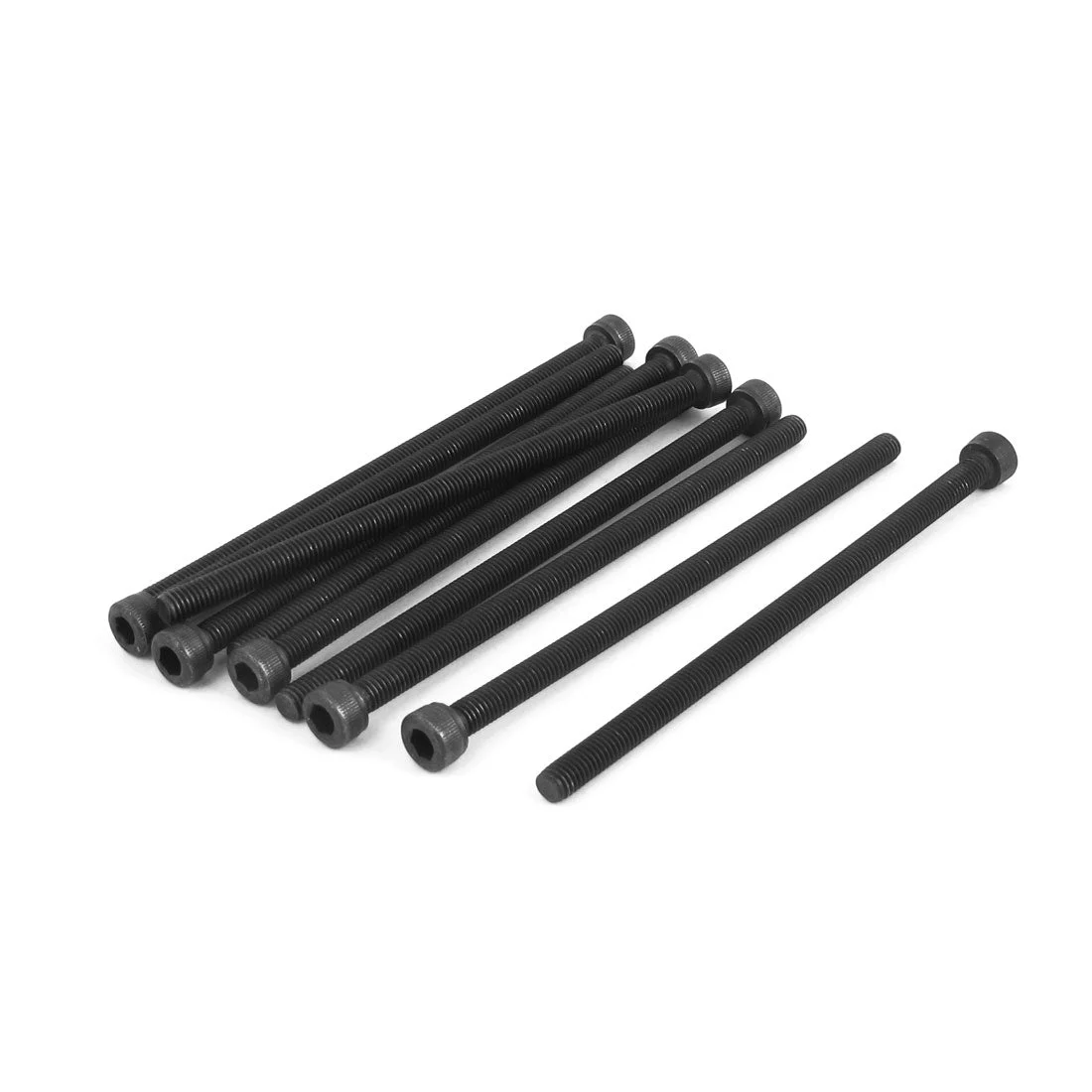 M5x100mm Metric 12.9 Alloy Steel Hex Socket Head Cap Screws Bolts Black 10Pcs
